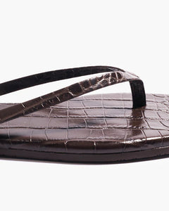 SQUARE TOE CHOC CROC