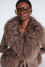 Load image into Gallery viewer, LILY WOOL/FUR TRIM COAT
