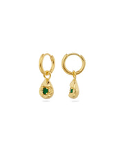 Load image into Gallery viewer, MIMI EARRINGS EMERALD
