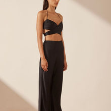 Load image into Gallery viewer, MEZZANOTTE SILK BIAS CUT PANT
