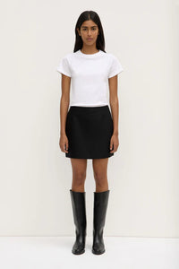 MOSS WOOL SILK SKIRT