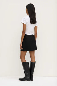MOSS WOOL SILK SKIRT