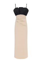 Load image into Gallery viewer, CAMPBELL BUBBLE BODICE MIDI  DRESS
