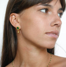 Load image into Gallery viewer, REMY EARRINGS EMERALD
