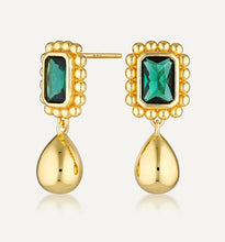 Load image into Gallery viewer, REMY EARRINGS EMERALD
