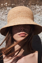 Load image into Gallery viewer, RAFIA BUCKET HAT
