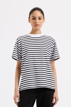 Load image into Gallery viewer, ORGANIC STRIPE BF TEE
