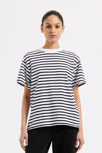 ORGANIC STRIPE BF TEE