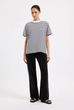 Load image into Gallery viewer, ORGANIC STRIPE BF TEE
