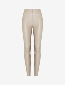 FAUX LEATHER LEGGING SAND