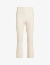 Load image into Gallery viewer, FAUX LEATHER CROP FLARE
