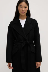 SADIE SINGLE BREASTED WOOL COAT