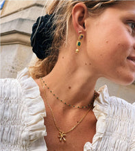 Load image into Gallery viewer, TIBI NECKLACE EMERALD
