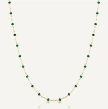 Load image into Gallery viewer, TIBI NECKLACE EMERALD
