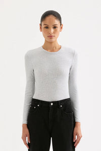 ORGANIC RIB LS TEE