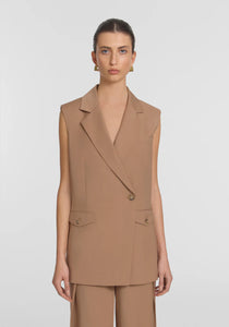 DESTINATION SLEEVELESS BLAZER