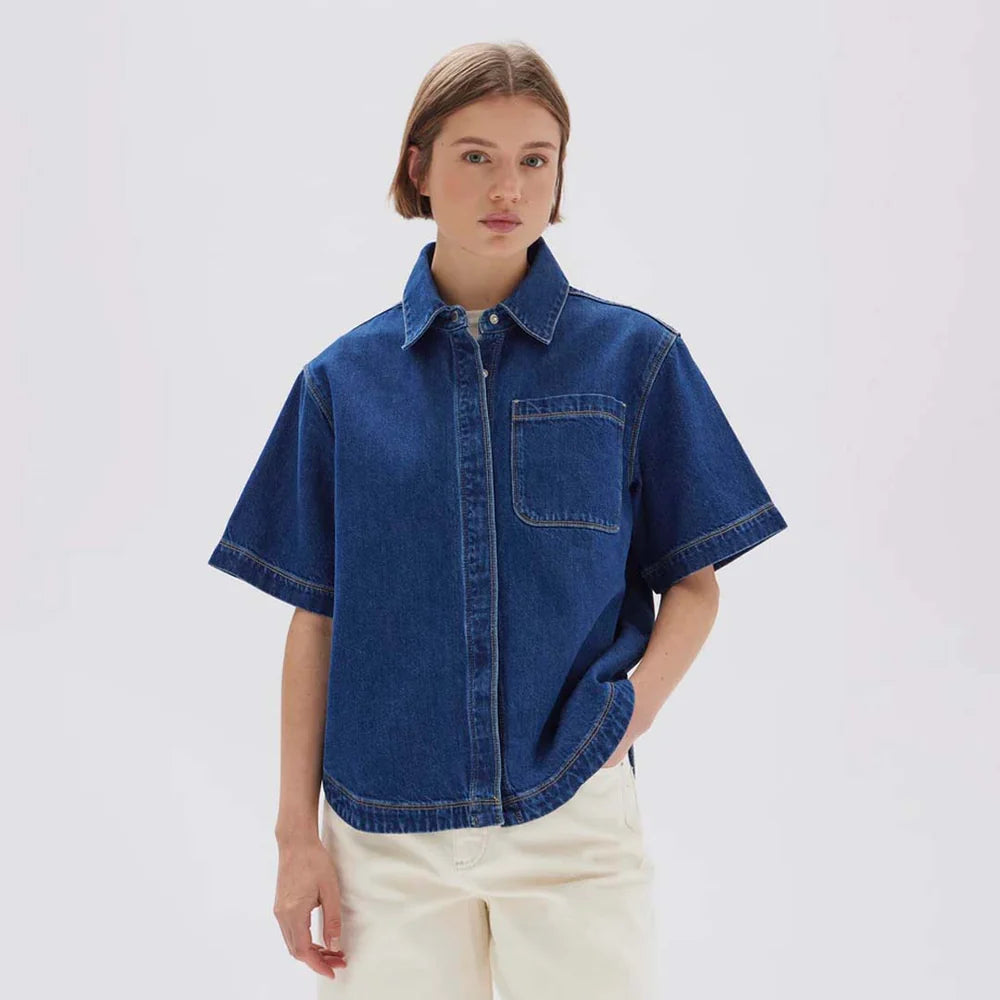 MARLOW BOXY DENIM SHIRT
