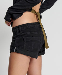 DOUBLE BLACK BANDITS DENIM SHORT