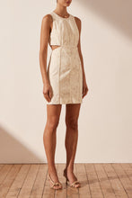 Load image into Gallery viewer, MONICA PANELLED FITTED MINI DRESS
