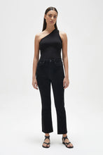 Load image into Gallery viewer, ASYMETRICAL JERSEY TANK BLACK
