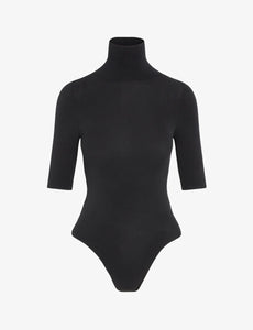 BALLET SHORT SLEEVE TURTLENECK BODYSUIT