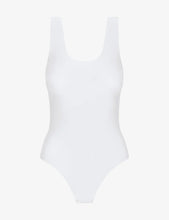 Load image into Gallery viewer, BUTTER TANK BODYSUIT WHITE
