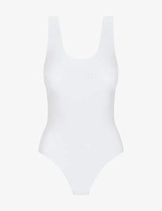BUTTER TANK BODYSUIT WHITE