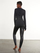 Load image into Gallery viewer, FAUX LEATHER LEGGING
