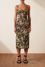 Load image into Gallery viewer, PALERMO FITTED MIDI DRESS
