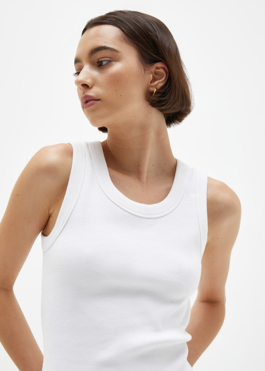 MIANA ORGANIC TANK WHITE