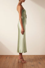 Load image into Gallery viewer, FELICITY LACE UP MIDI DRESS
