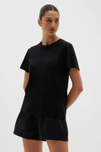 Load image into Gallery viewer, SLIM ORGANIC TEE BLACK
