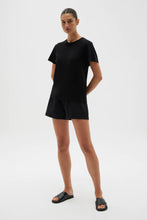 Load image into Gallery viewer, SLIM ORGANIC TEE BLACK
