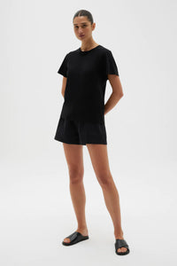 SLIM ORGANIC TEE BLACK