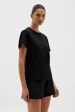 Load image into Gallery viewer, SLIM ORGANIC TEE BLACK
