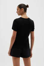 Load image into Gallery viewer, SLIM ORGANIC TEE BLACK
