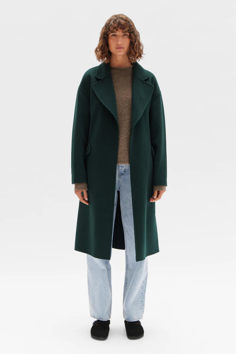 Assembly Label Sadie Wool Coat - Cocoa