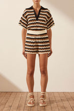 Load image into Gallery viewer, LEONOR CROCHET SHORT - BLACK/MULTI
