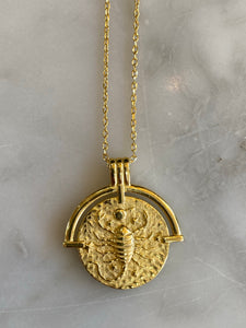 SCORPIO ZODIAC NECKLACE